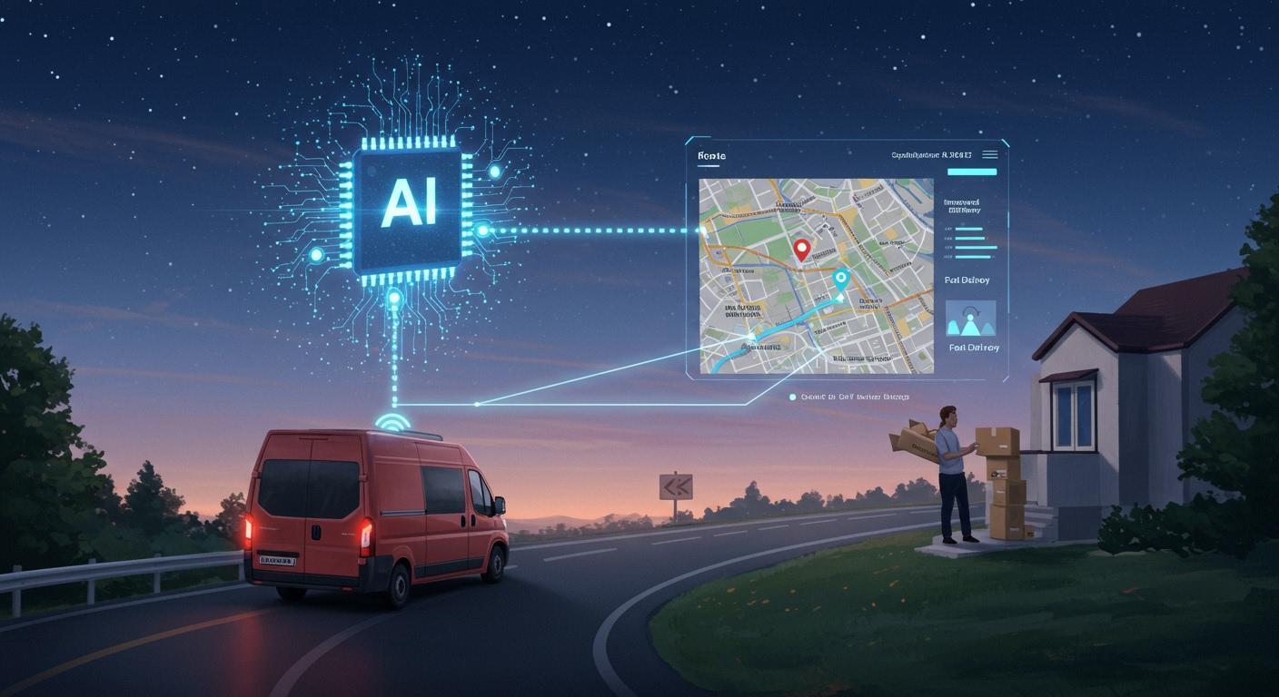 AI-gestuurde routeplanning voor bezorging