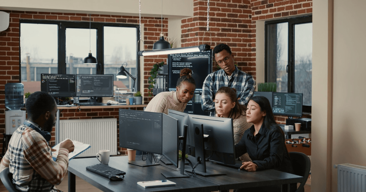Softwareteam beoordeelt code en de kwaliteit van een softwaresysteem