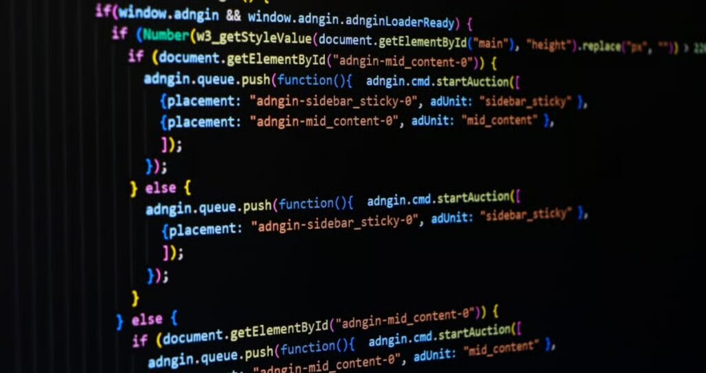 Code on screen as a foundation for international SaaS scaling and scalable software architecture
